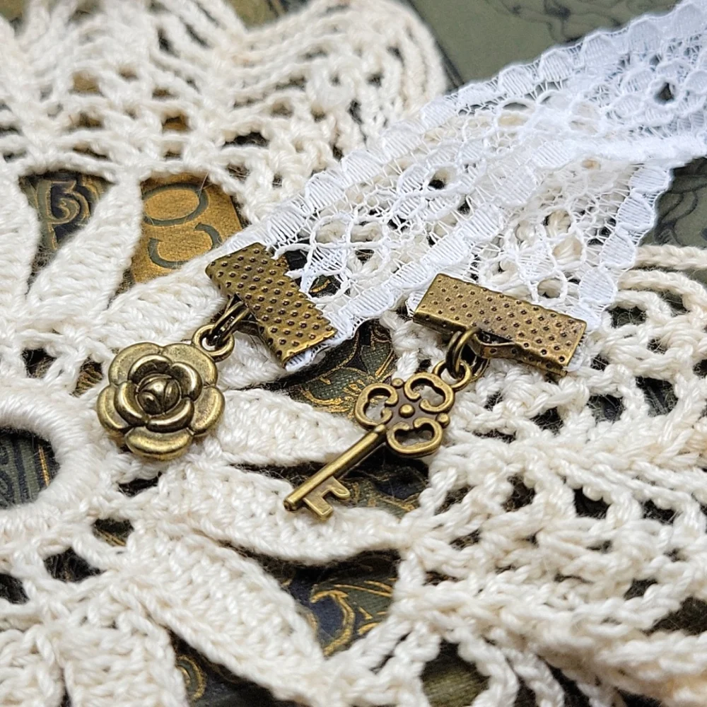 2/$12 lace bookmark